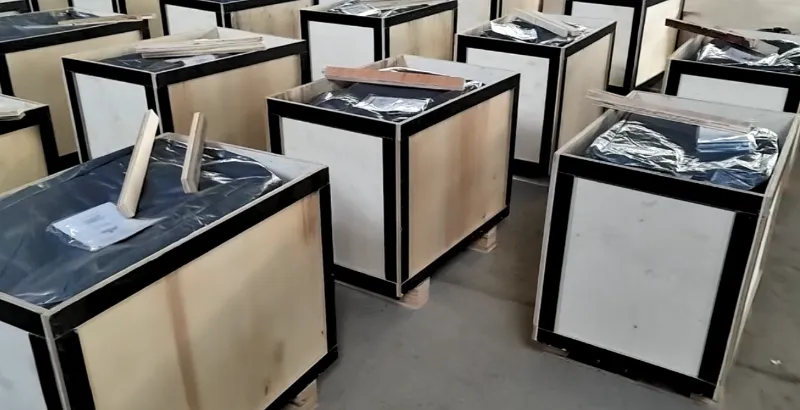 Consegna ! Shunhang Machine spedisce oltre 100 compattatori di piastre a benzina a Janpan